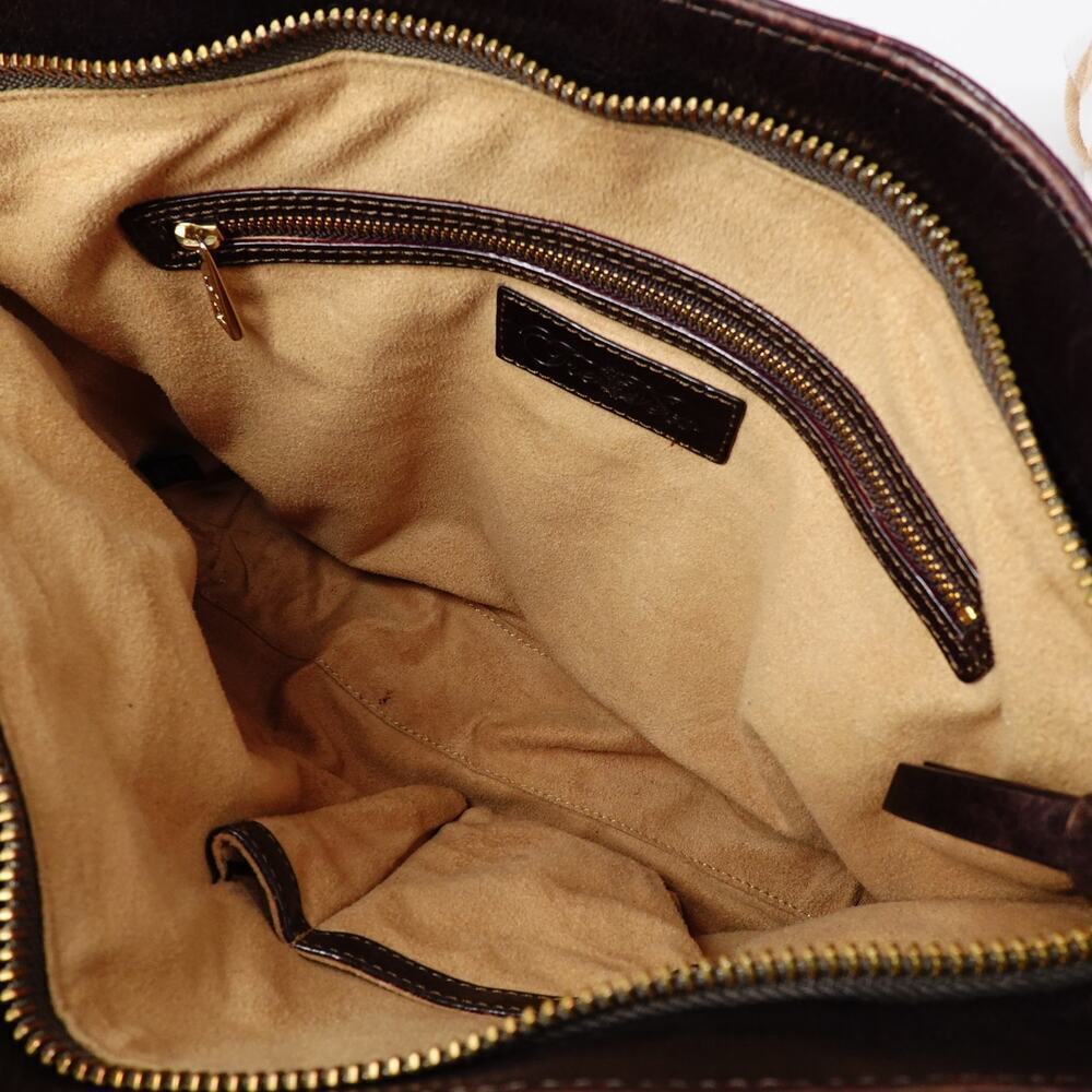 Tre Vero Karung Chain Shoulder Bag Womens Brown Animal Print 80s Retro - Picture 14 of 16